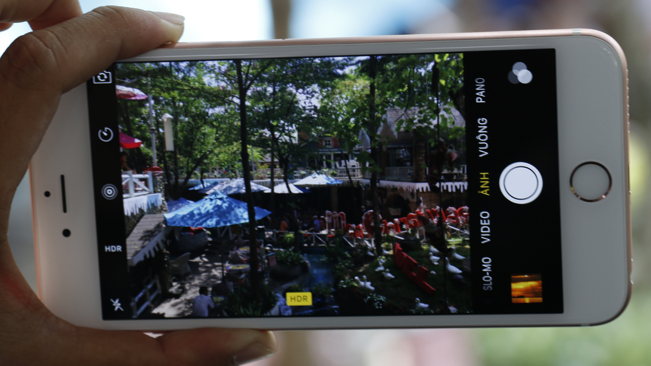 Giao diện camera Iphone 6S Plus