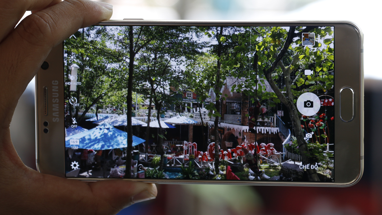 Giao diện camera Samsung Galaxy Note 5