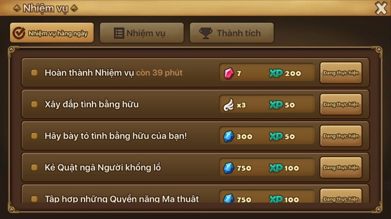 Cấp 1 - 10 Summoners War