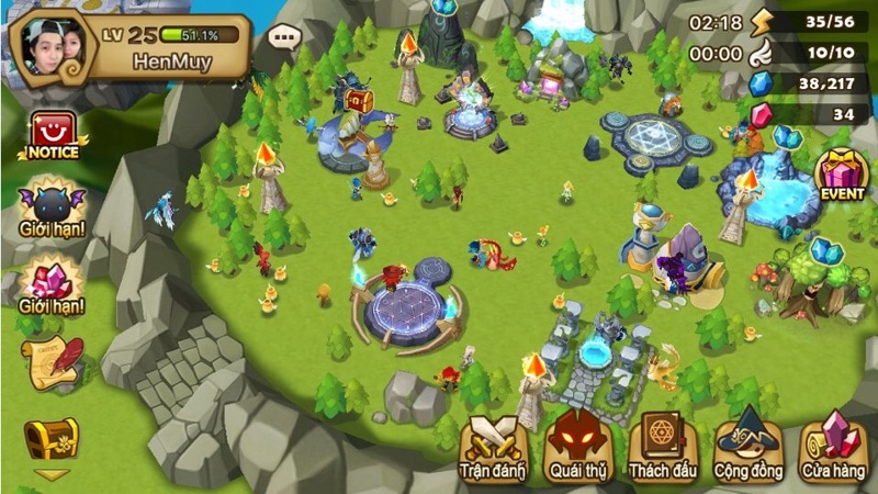 Cấp 20 - 30 Summoners War