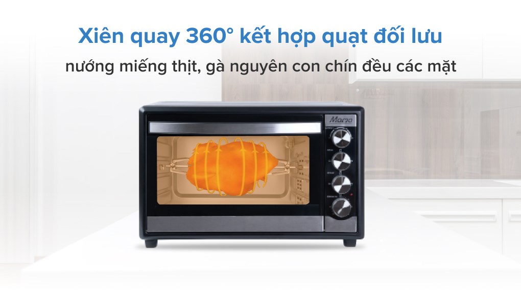 Mua lò nướng bánh loại nào tốt? 8 tiêu chí mua lò nướng bánh tốt > Lò nướng Sunhouse Mama SHD4250S 50 lít