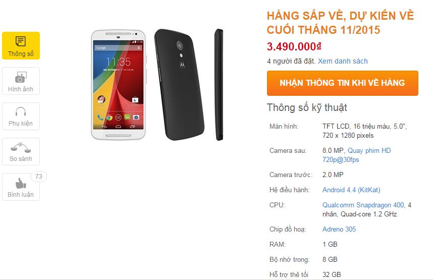 Moto G 2014 Moto G 2014
