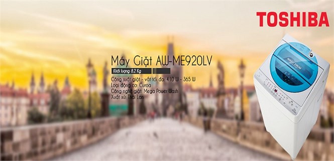 3 máy giặt Toshiba 7 kg đến 8 kg giá rẻ đáng mua nhất
