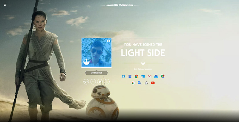 Chọn theo Light Side Chọn theo Light Side