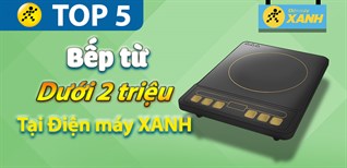 Bếp từ giá rẻ loại nào tốt? Top 5 bếp từ dưới 2 triệu tại Điện máy XANH