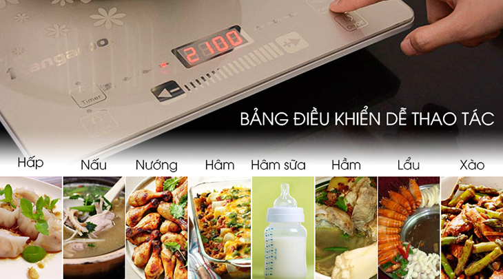 Chọn bếp từ có chế độ nấu đa dạng