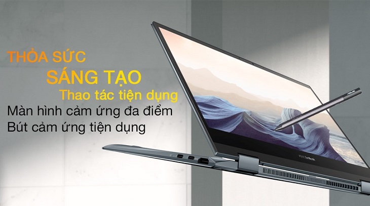 Laptop Asus ZenBook Flip UX363EA i5 1135G7/8GB/512GB/Touch/Pen/Cáp/Túi/Win11 