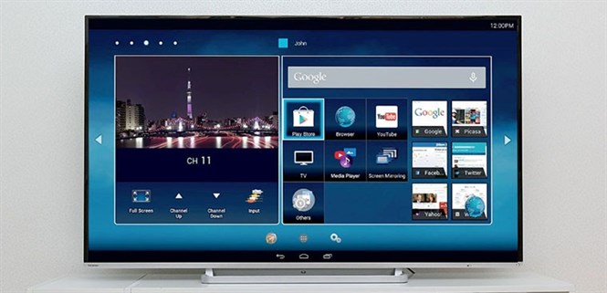 Cách tải ứng dụng ngoài trên Smart tivi Toshiba bằng file apk