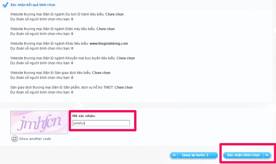 Nhâp mã xác nhận