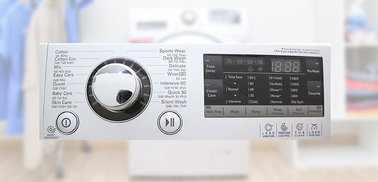 Hướng dẫn chi tiết Cách sử dụng máy giặt LG 9kg cửa trên cho người mới dùng