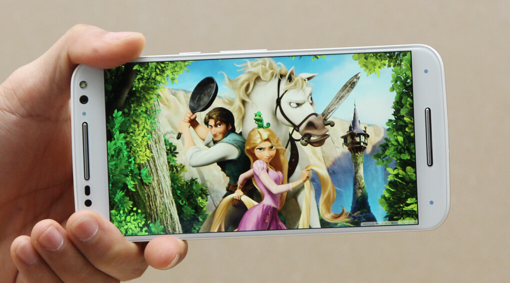 Motorola Moto X Style được tích hợp cặp loa Stereo ở mặt trước Motorola Moto X Style được tích hợp cặp loa Stereo ở mặt trước