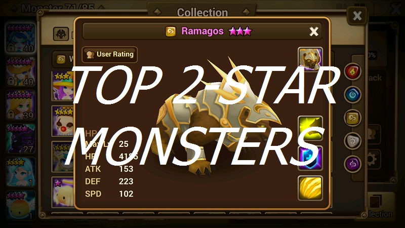 Top 2-star monsters