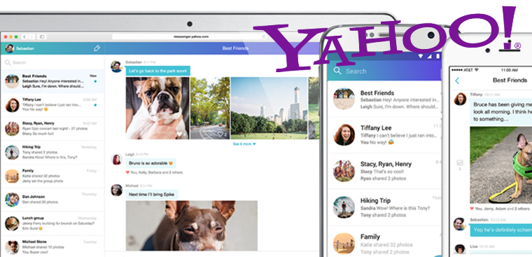 Yahoo Messenger nâng cấp nổi bật trên iOS, Android và Web