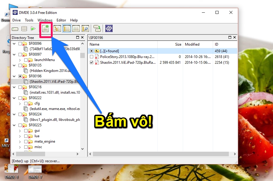 Phục hồi file Phục hồi file