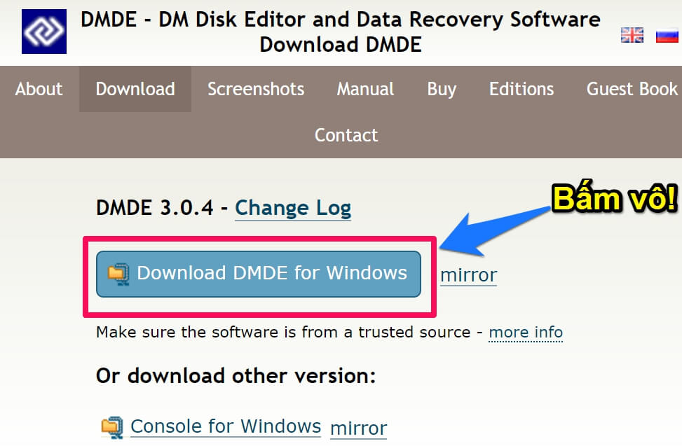 Tải DMDE Tải DMDE