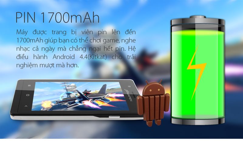 Smartphone đa sắc màu Bavapen B404 Smartphone đa sắc màu Bavapen B404