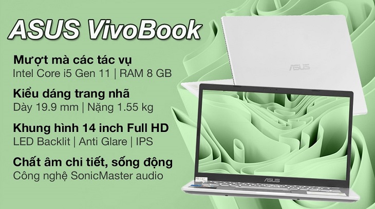 Asus VivoBook X415EA i5 1135G7 (EB637W)