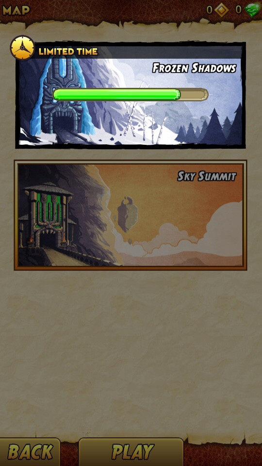 Temple Run 2 Cập Nhật Phiên Bản Giáng Sinh Frozen Shadows