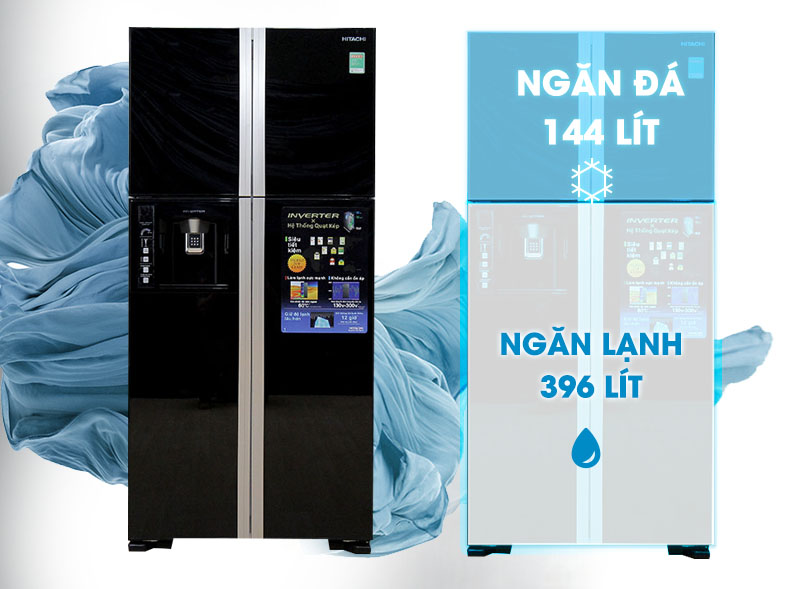 Tủ lạnh Hitachi R-W660PGV3 540 lít
