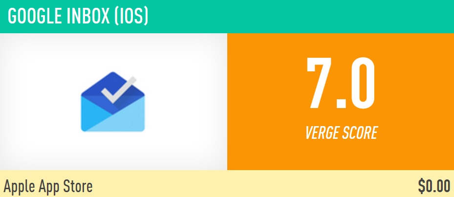 Google Inbox cho iOS