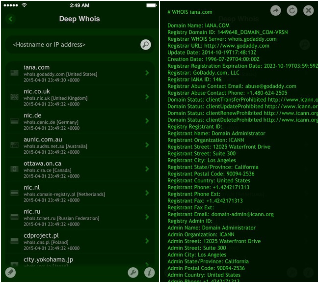 Deep Whois