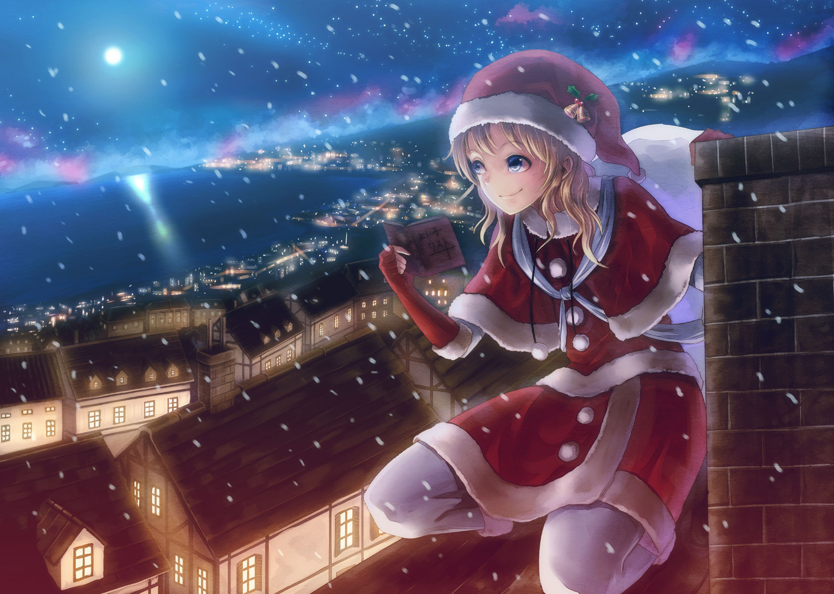 Giáng Sinh với hình nền Anime dễ thương đầy màu sắc này sẽ khiến bạn cảm thấy ngọt ngào và vui tươi. Hãy xem ảnh để nhìn thấy chú gấu Teddy ôm lấy bông tuyết và trang trí cây thông Noel nhé!