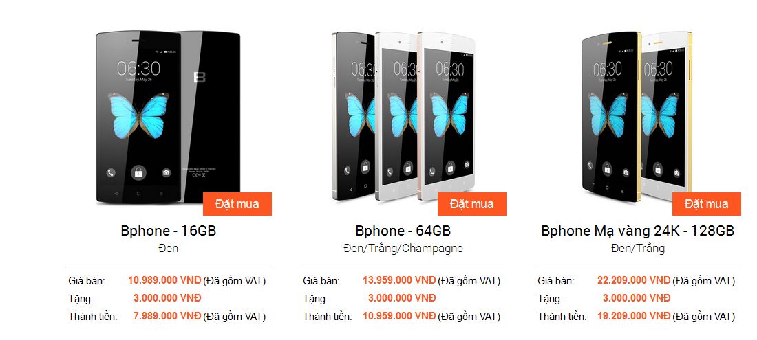 Bphone vừa giảm giá mạnh mẽ