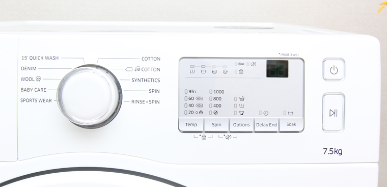 Hướng dẫn chi tiết cách sử dụng máy giặt Samsung 7.5kg?
