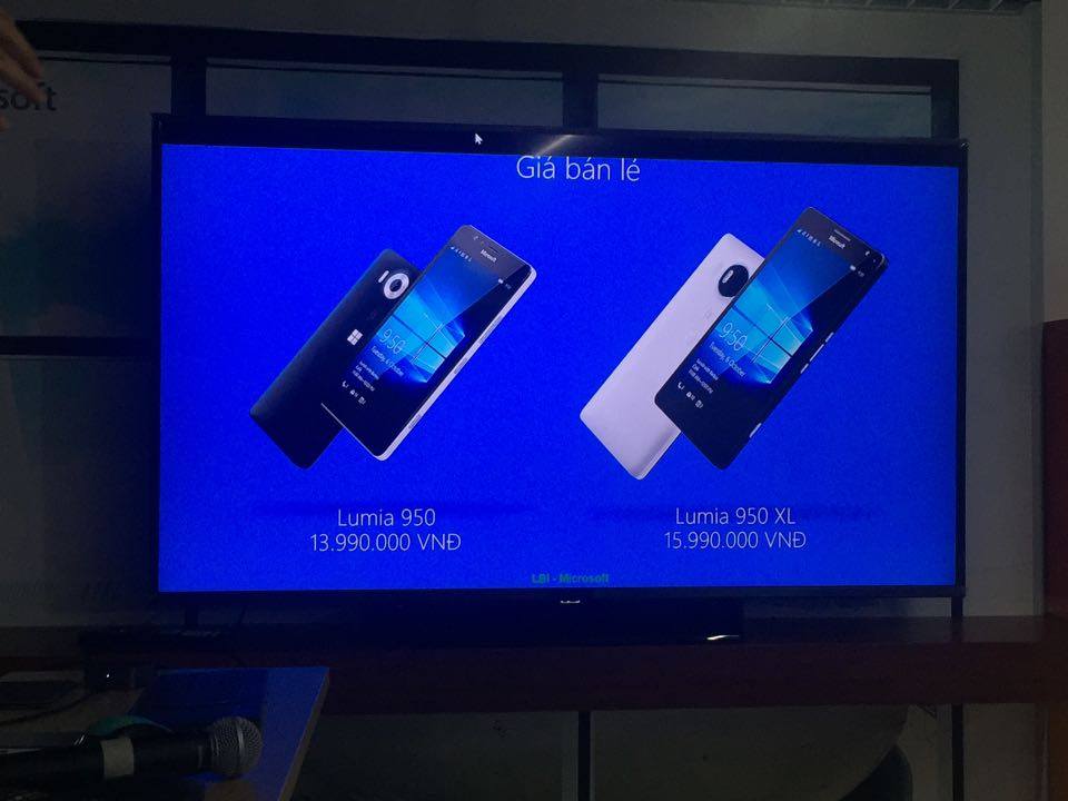 Giá bán Lumia 950 XL Giá bán Lumia 950 XL