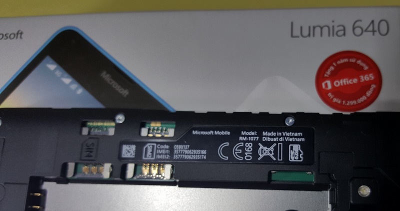 Lumia 630, 640 cũng được sản xuất tại nước ta Lumia 630, 640 cũng được sản xuất tại nước ta