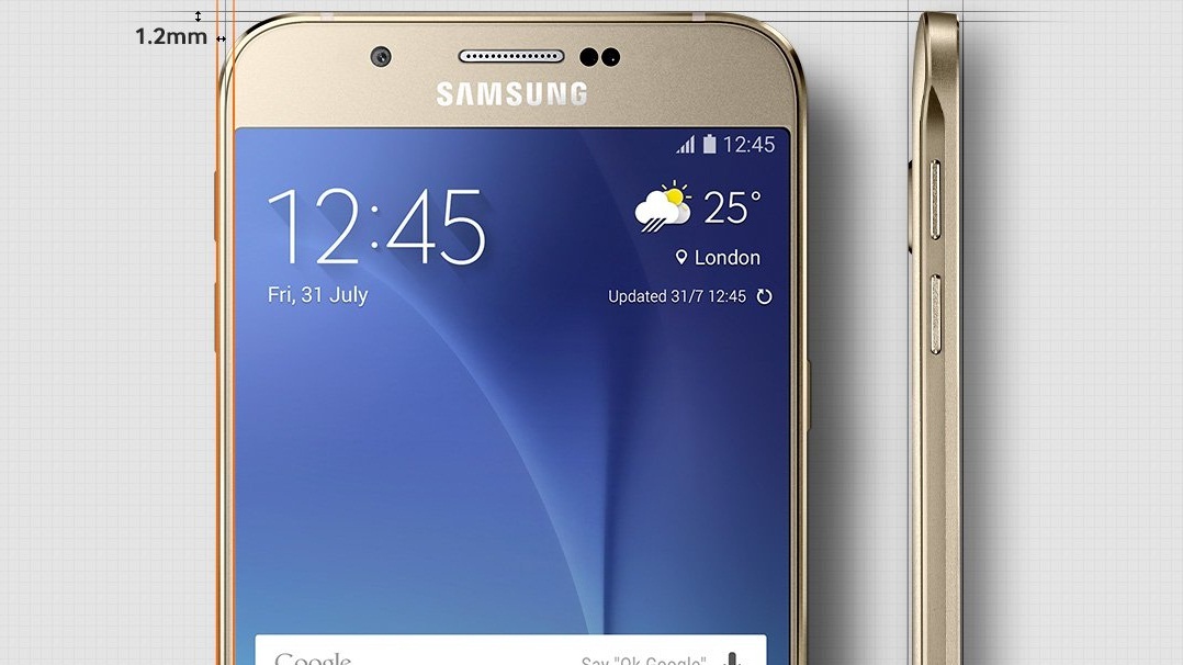 Galaxy A9 vừa lộ hết hàng, camera trước 8MP, pin lên tới 4.000mAh