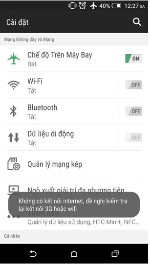 Tổng hợp những lỗi thường thấy khi sử dụng wifi trên android