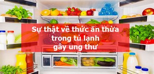 Sự thật về thức ăn thừa trong tủ lạnh gây ung thư