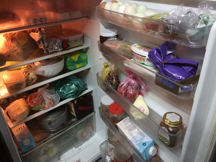 Most people keep leftovers in the fridge