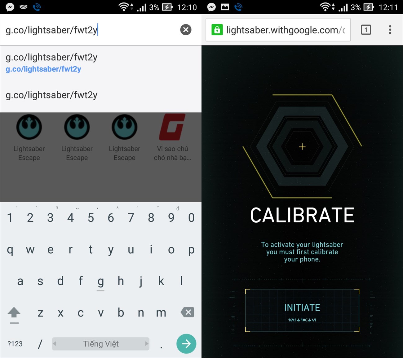 Bấm Initiate để vào game Bấm Initiate để vào game
