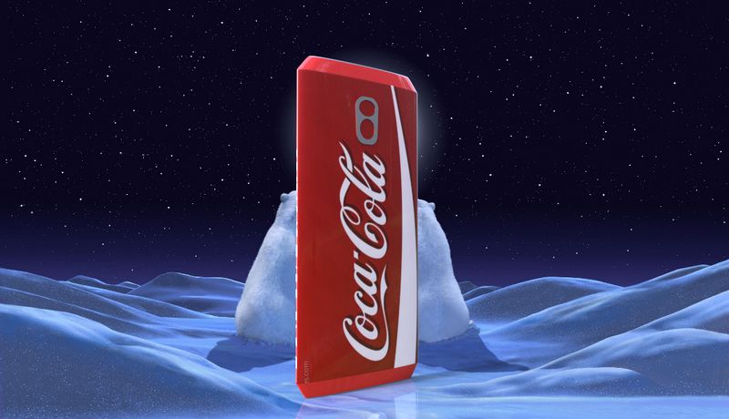 Smartphone Coca Cola