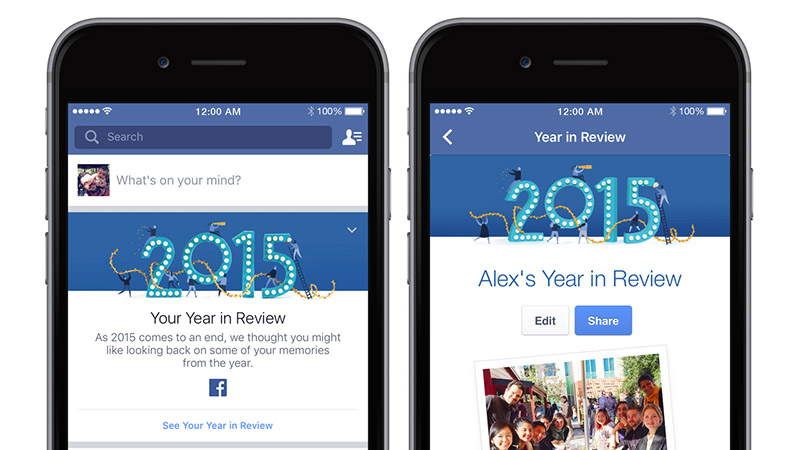 Facebook Year in review 