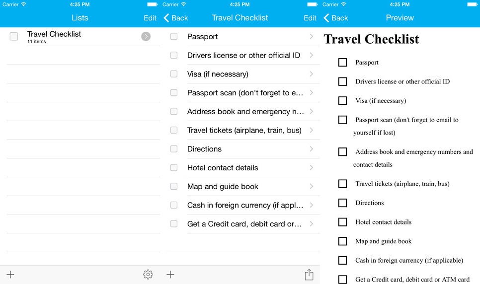 Flash - The Best Printable Check List Flash - The Best Printable Check List