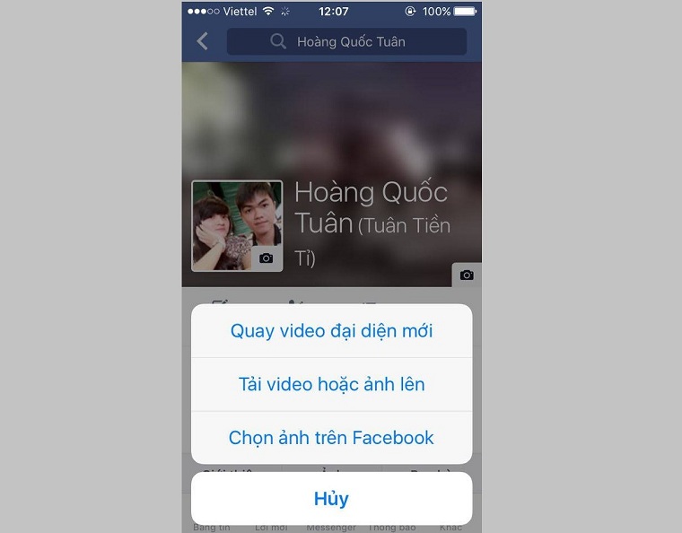 Facebook chính thức cho phép chọn video làm avatar