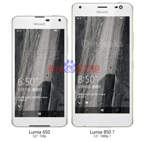 Lumia 650 và Lumia 850 trên nokiapoweruser.com