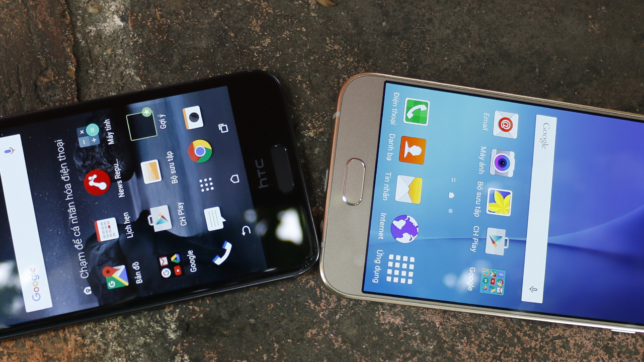 Samsung Galaxy A8 và HTC One A9 Samsung Galaxy A8 và HTC One A9