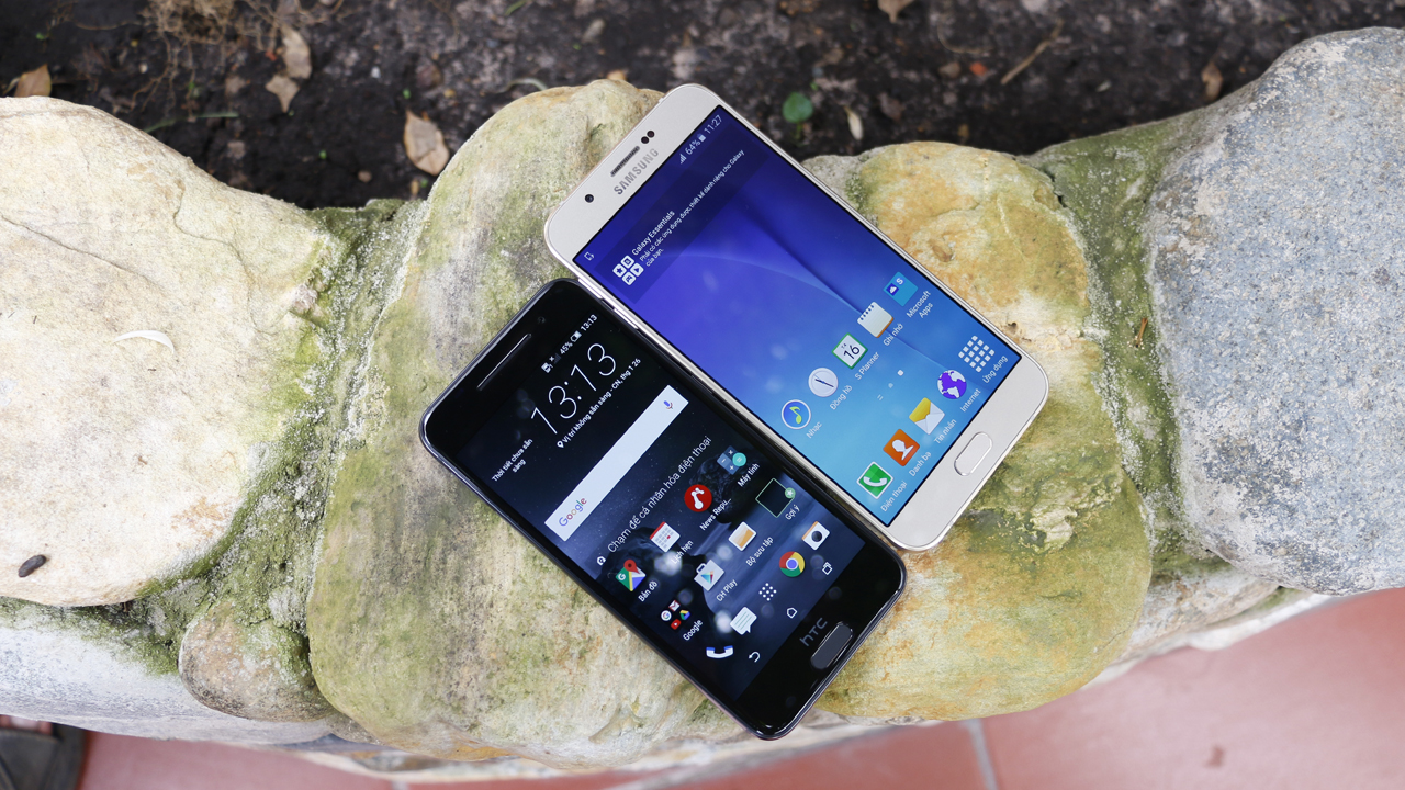 Samsung Galaxy A8 và HTC One A9 Samsung Galaxy A8 và HTC One A9