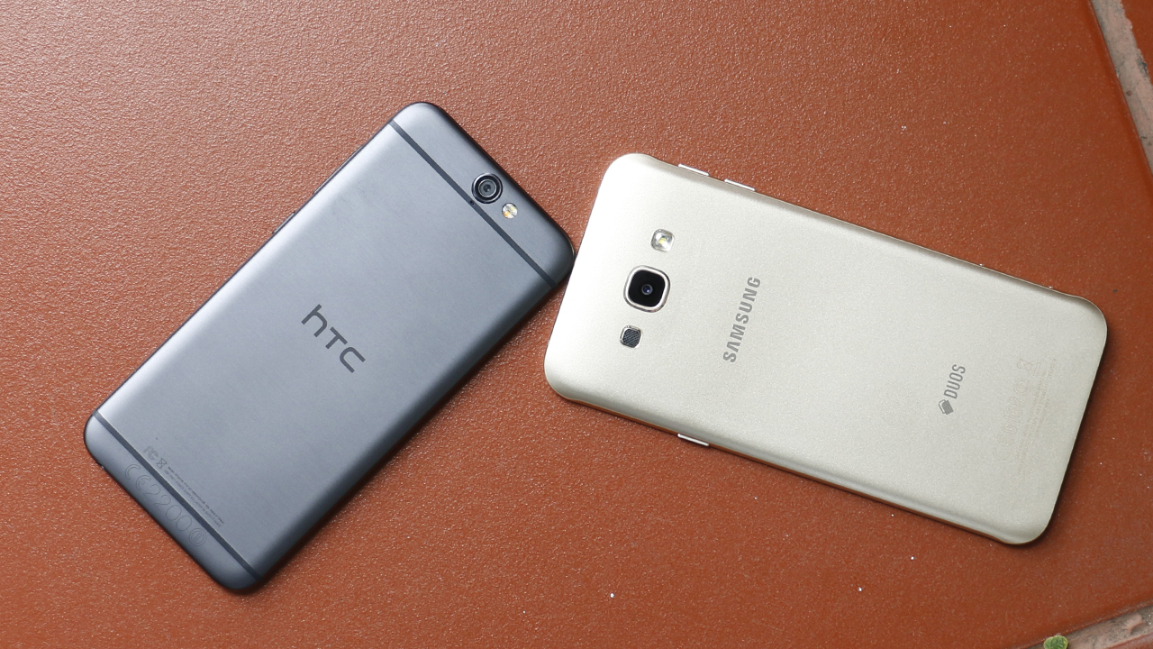 Samsung Galaxy A8 và HTC One A9 Samsung Galaxy A8 và HTC One A9