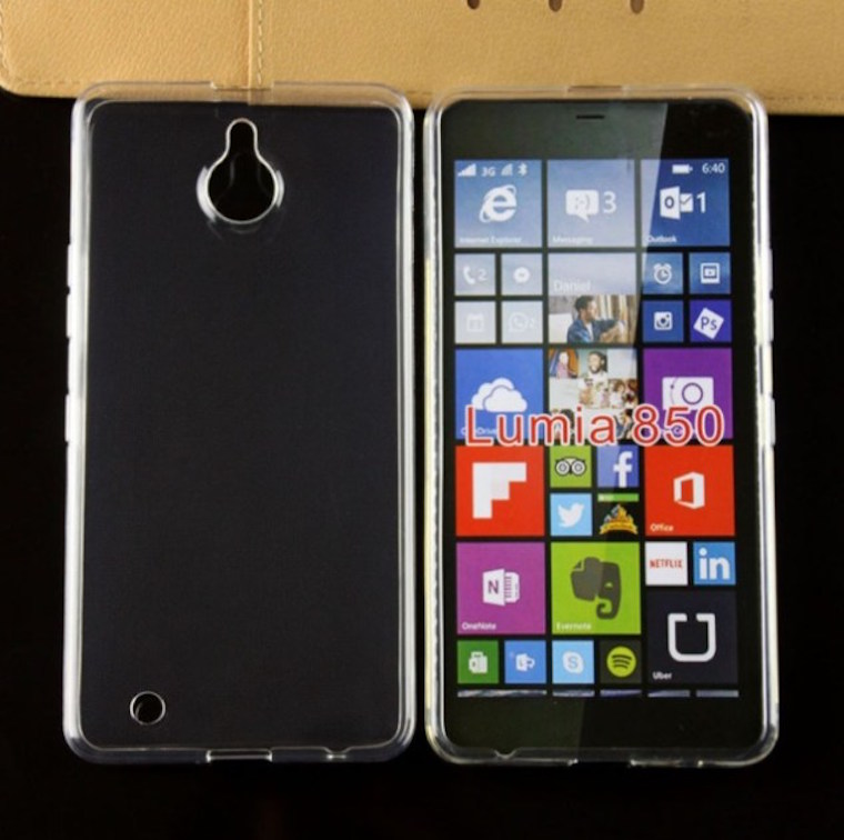 Lumia 850 trong vỏ bảo vệ