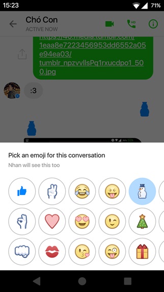 FB Messenger chính thức ra mắt Photo Magic và hiệu ứng tuyết rơi trên cho phiên bản Android và iOS.