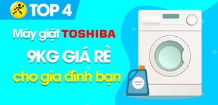 Top 4 máy giặt Toshiba 9kg giá rẻ hấp dẫn nhất cho gia đình của bạn