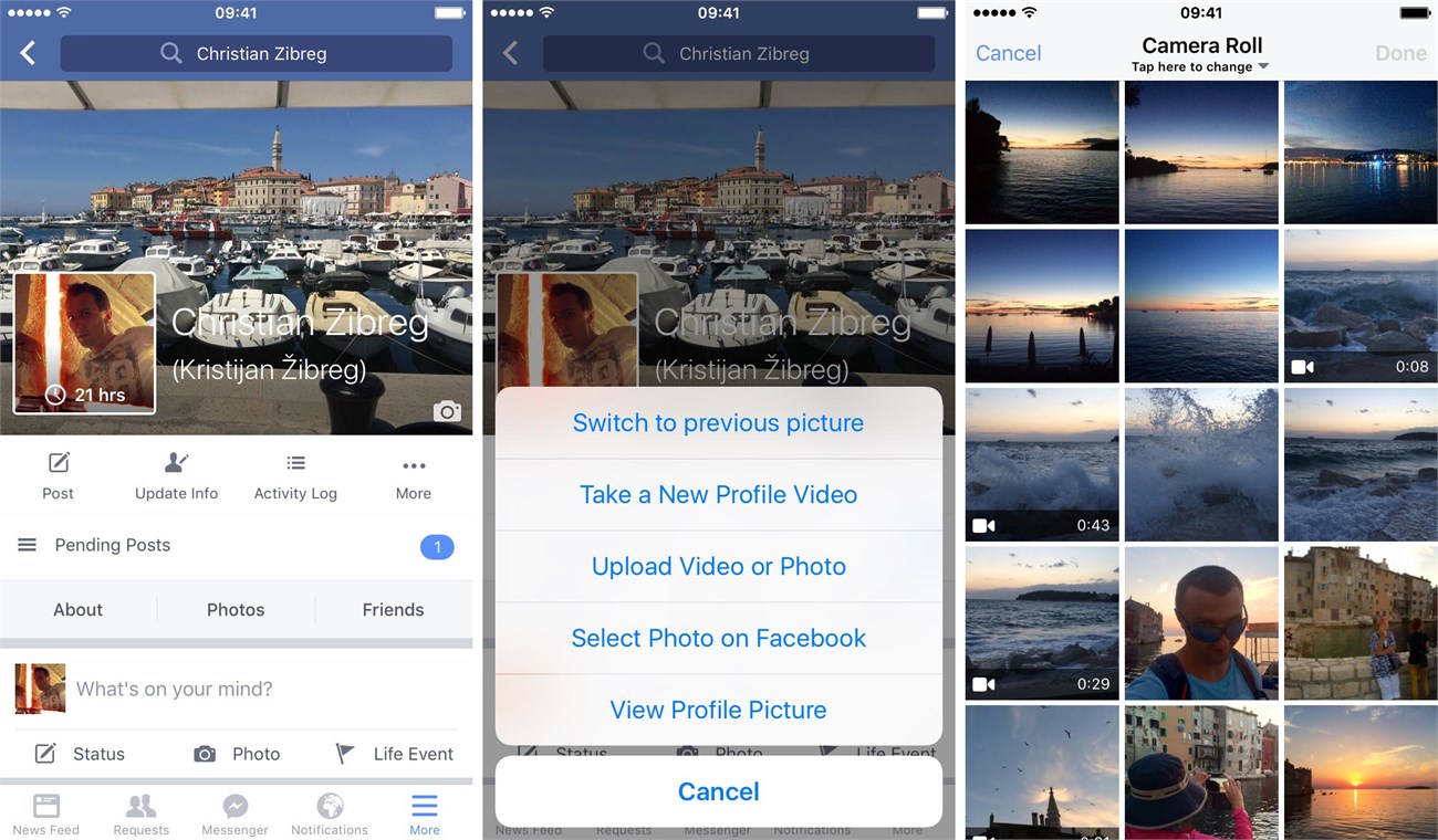 Facebook update for iOS 2
