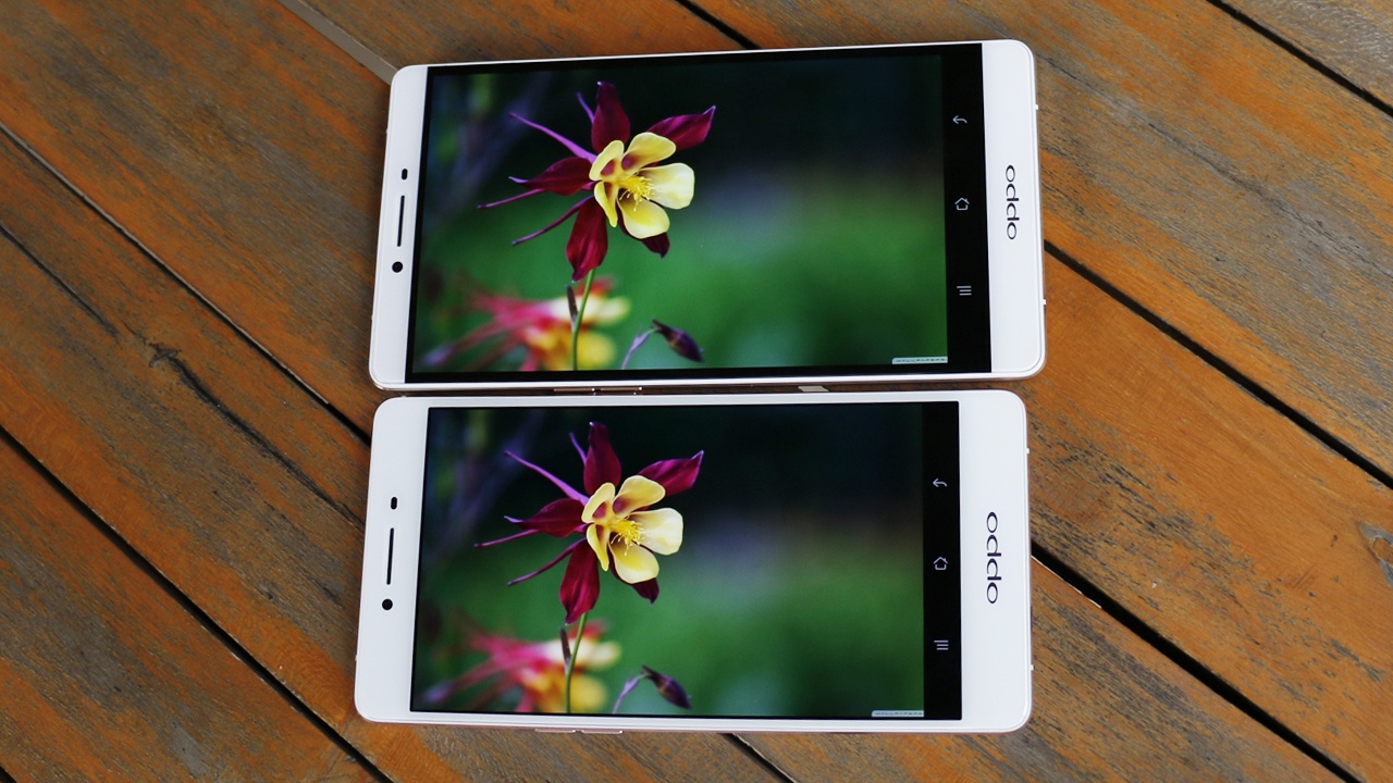 So sánh chất lượng hiển thị Oppo R7 Plus và Oppo R7s