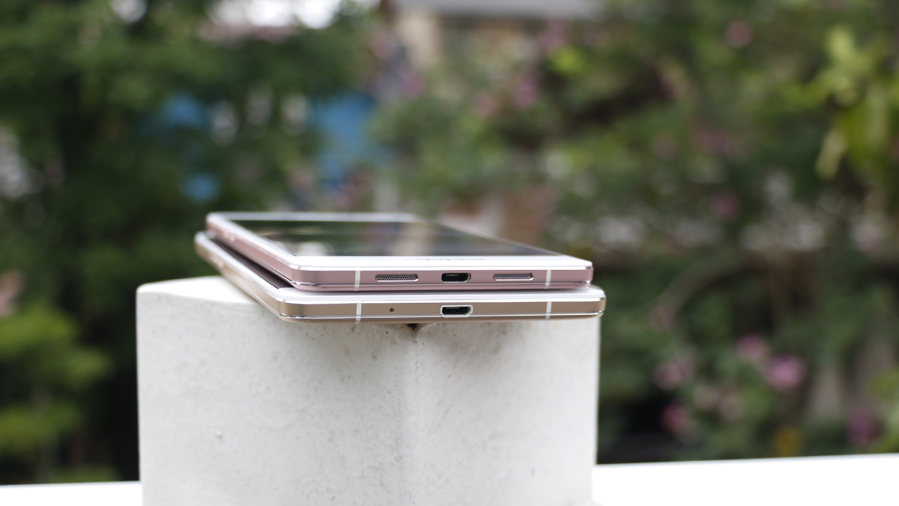 Cạnh viền Oppo R7s và Oppo R7 Plus