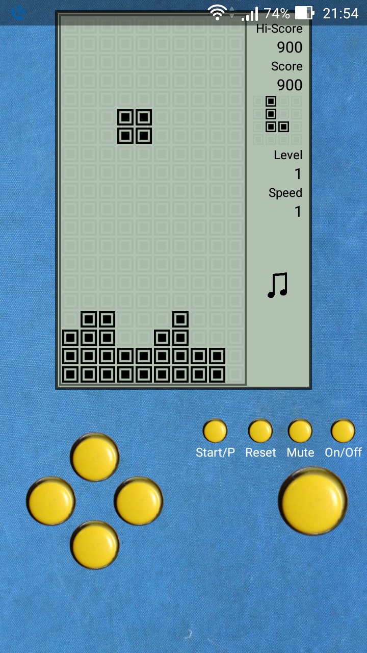 Từ đồ họa cho đến âm thanh đều giống như trên máy Brick Game chính chủ